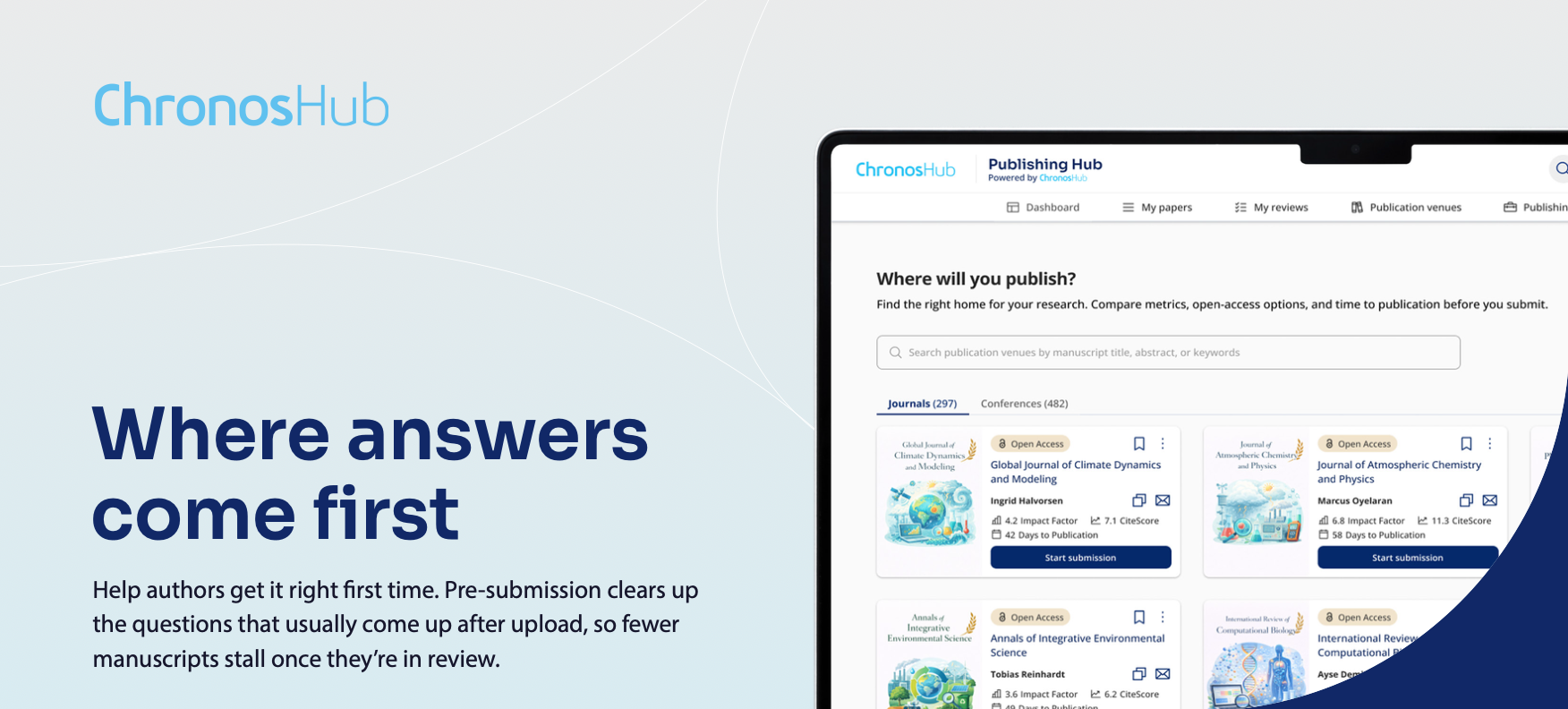 Pre-submission one-pager screen